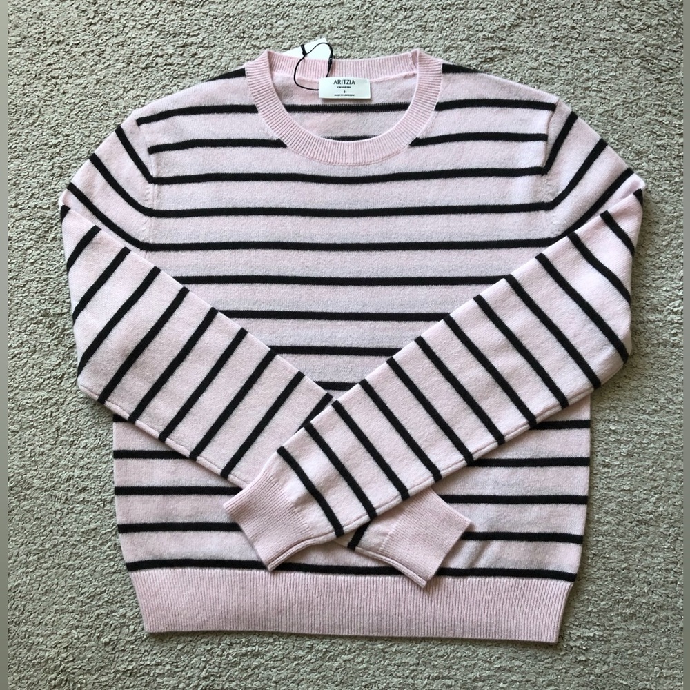 Aritzia - Bare Cashmere Bloor Sweater.NWT.